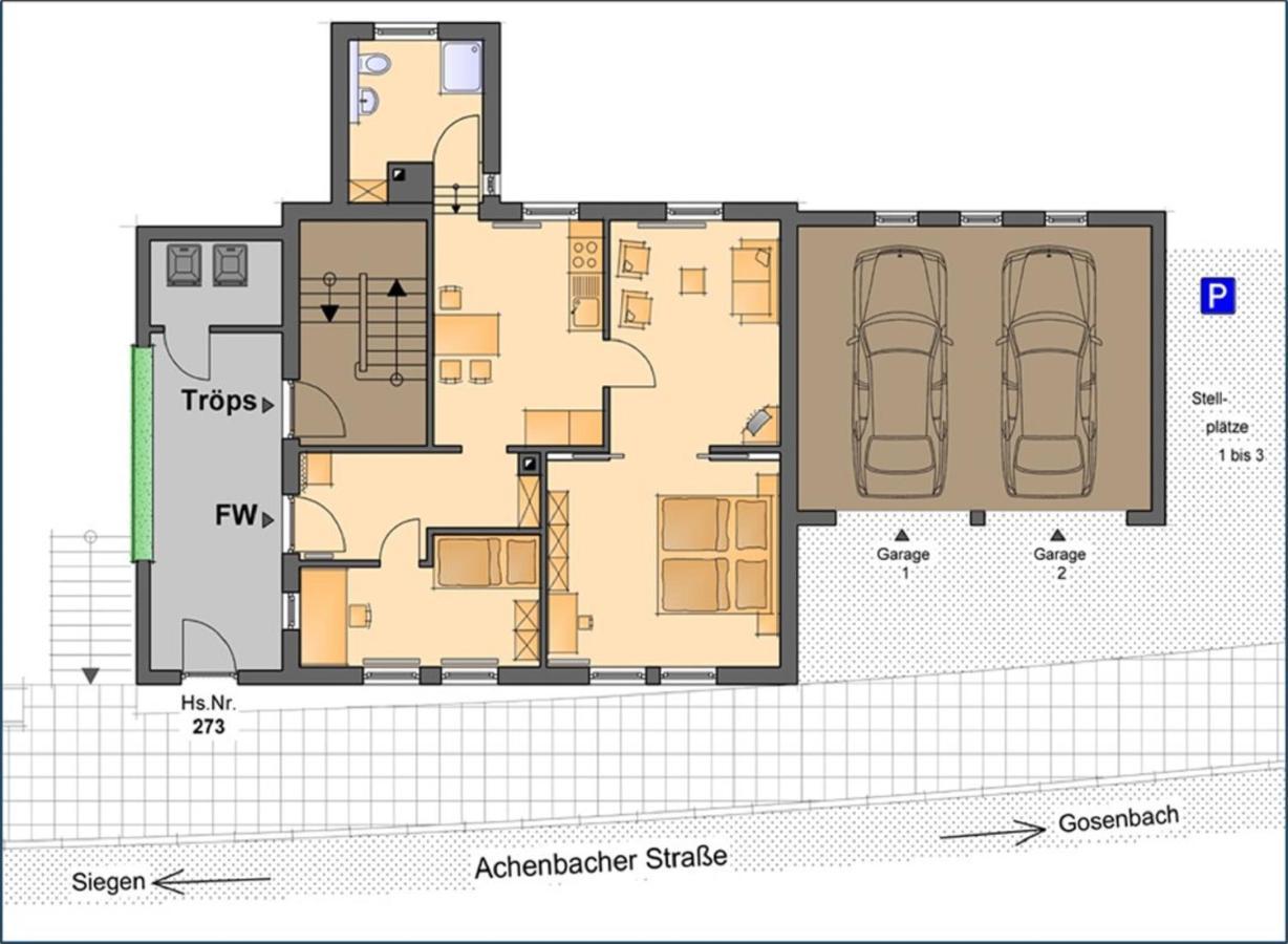 Ferienwohnung Ilse Und Eberhard Trops Siegen Extérieur photo